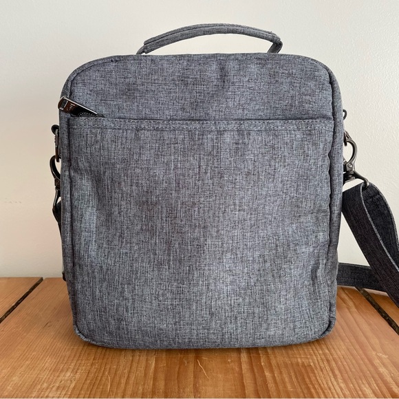 LUG Bundle Ranger 2 Crossbody Bag & Splits Wallet Heather Gray RFID Protection - Picture 3 of 8